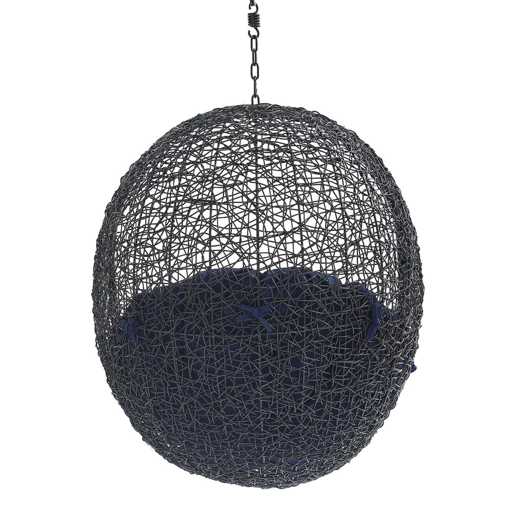 Encase Sunbrella¨ Fabric Swing Outdoor Patio Lounge Chair Without Stand by Modway