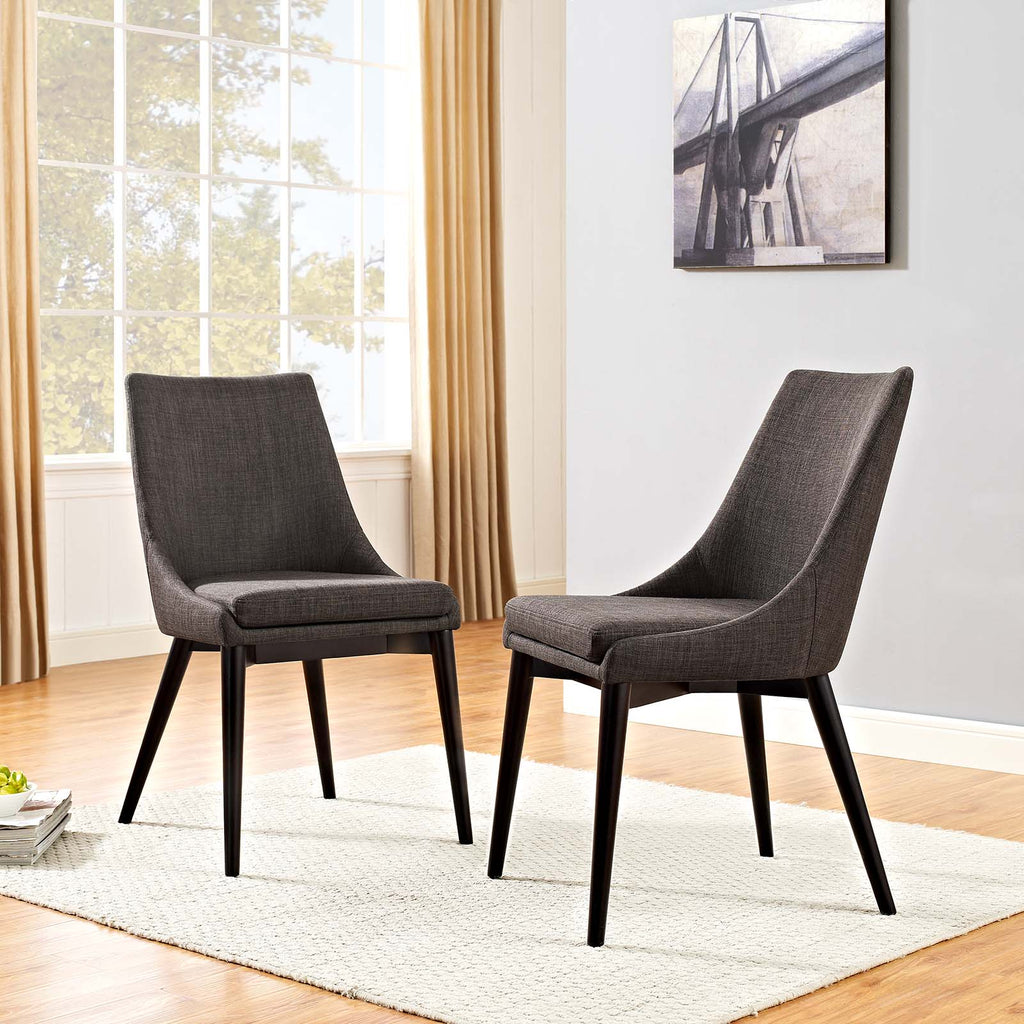 Viscount Fabric Dining Side Chair Set of 2 by Modway