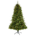 7' Wellington Spruce 'Natural Look' Artificial Christmas Tree w/ 400 Clear LED