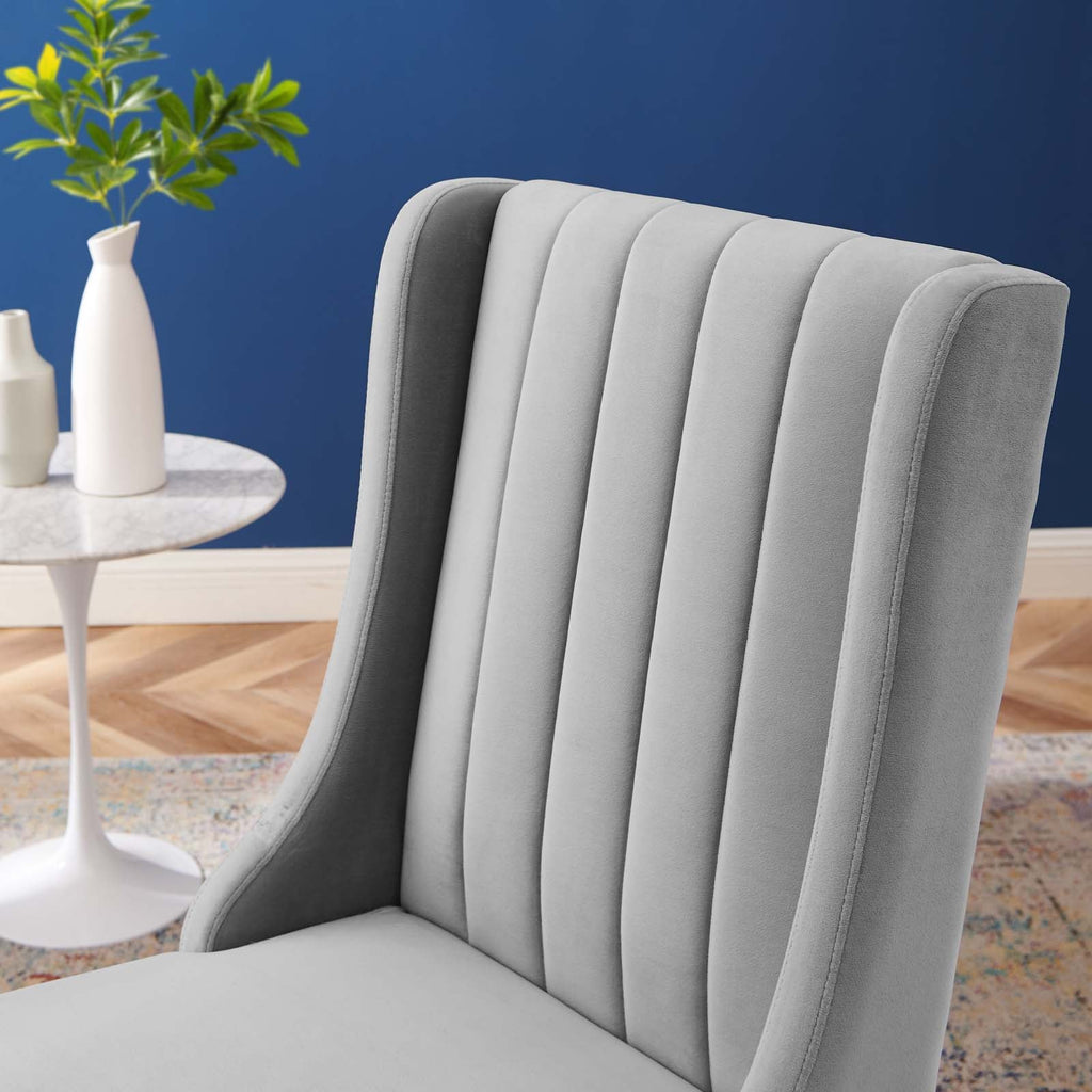 Renew Parsons Performance Velvet Dining Side Chairs Set of 2 by Modway