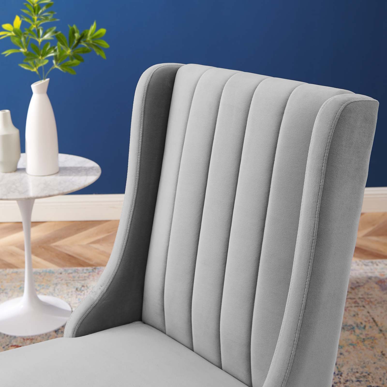 Renew Parsons Performance Velvet Dining Side Chairs Set of 2 by Modway