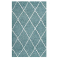 Toryn Diamond Lattice 5x8 Shag Area Rug by Modway