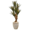 50" Yucca Artificial Tree In Planter Uv Resistant (Indoor/Outdoor)