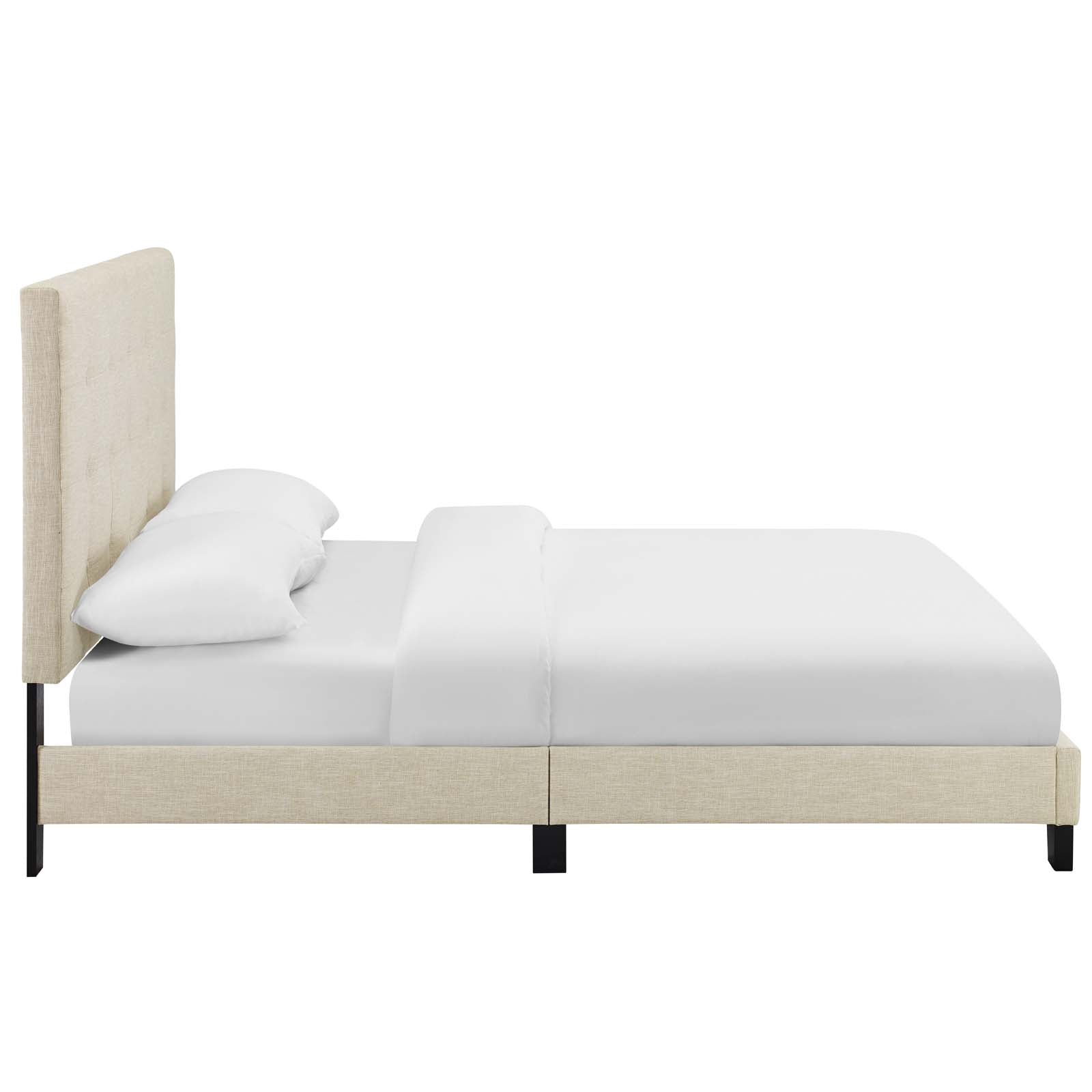 Melanie Tufted Button Upholstered Fabric Full Platform Bed by Modway