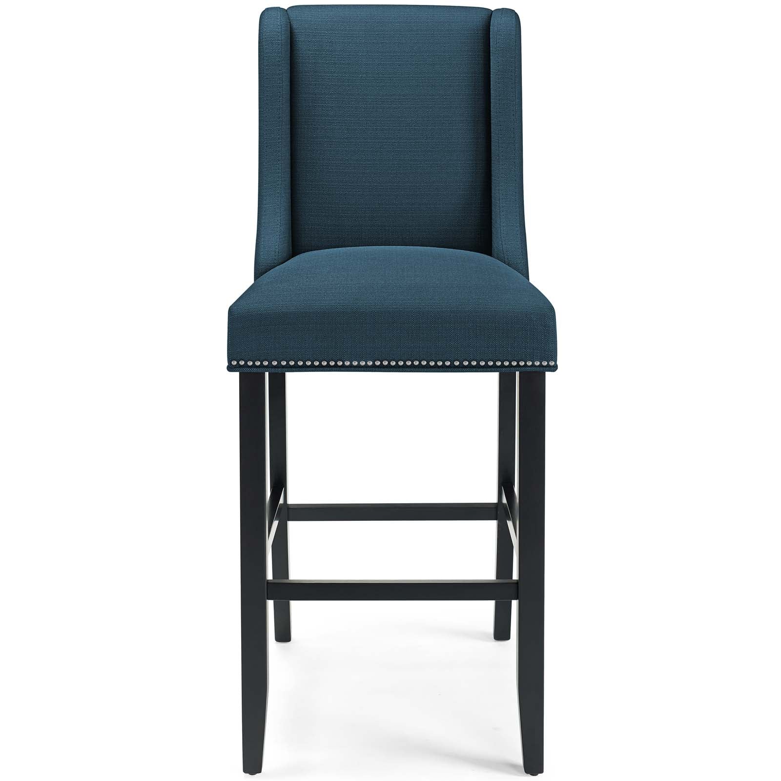 Baron Upholstered Fabric Bar Stool Set of 2 by Modway