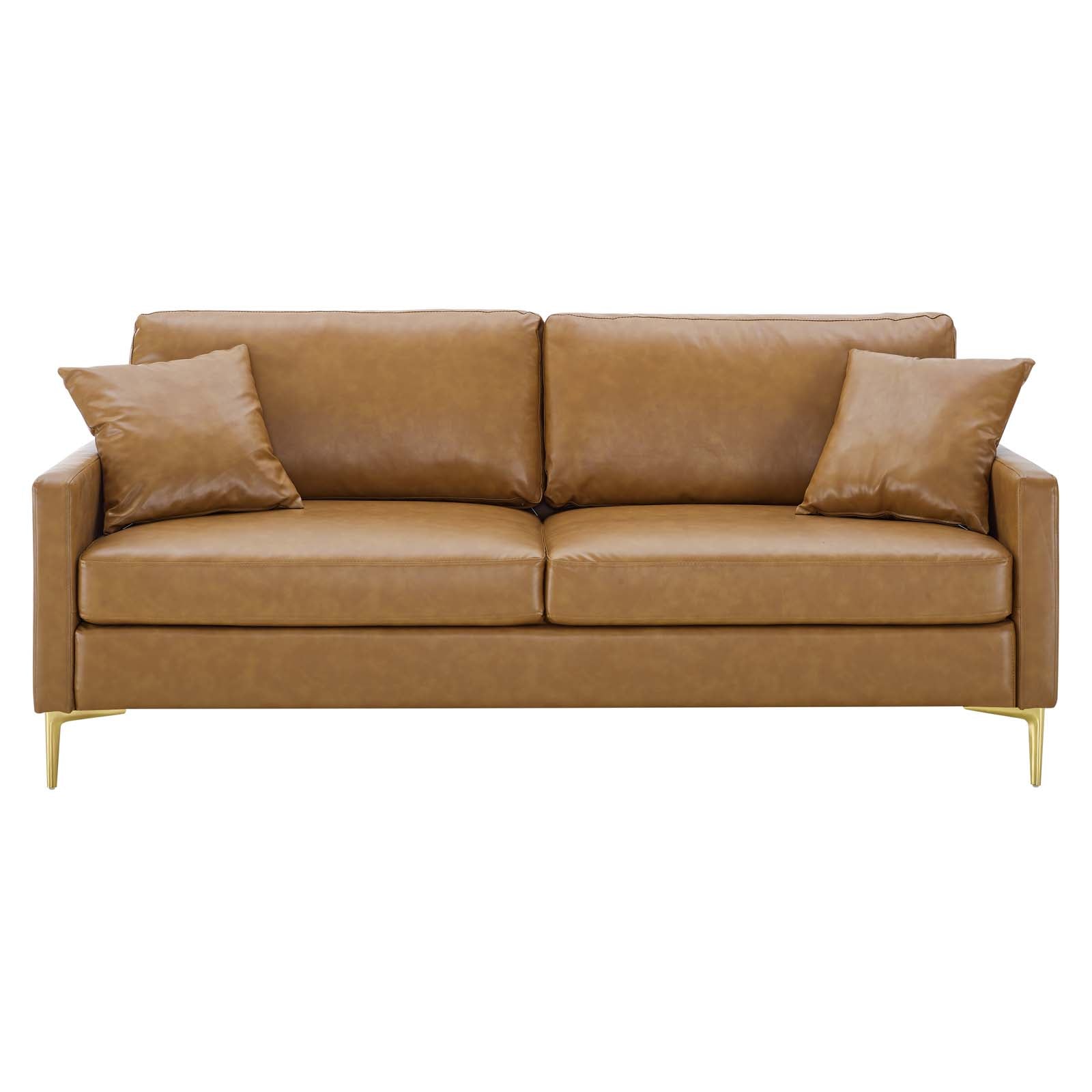 Juliana Vegan Leather Sofa by Modway