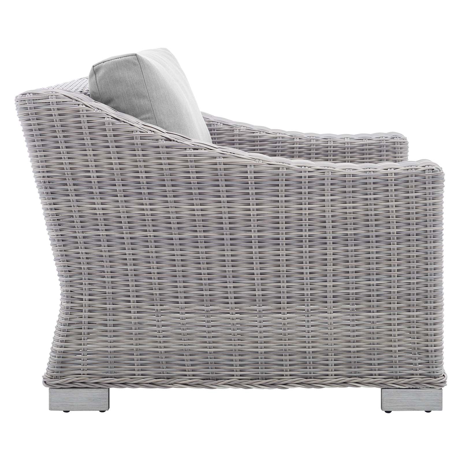Conway 4-Piece Sunbrella¨ Outdoor Patio Wicker Rattan Furniture Set by Modway