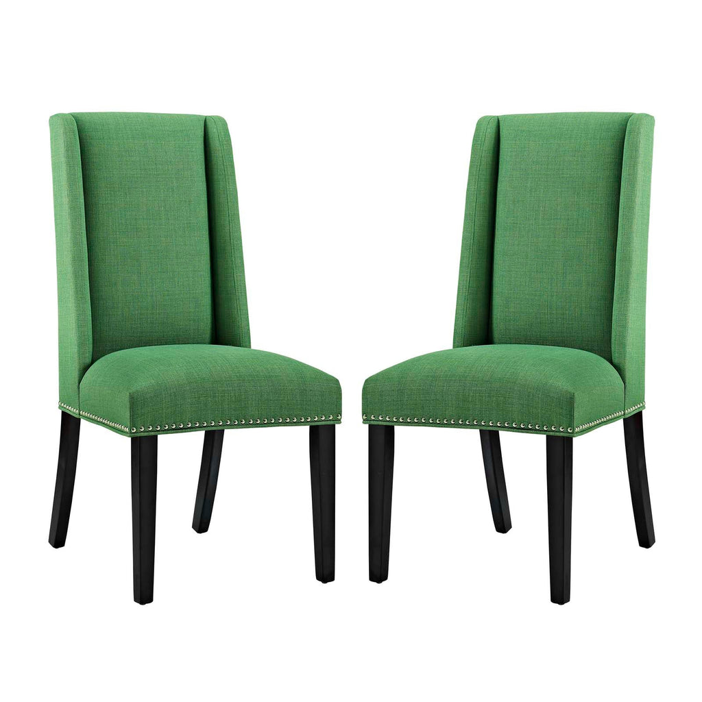 Baron Fabric Dining Chair Set of 2 by Modway