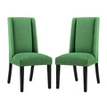 Baron Fabric Dining Chair Set of 2 by Modway