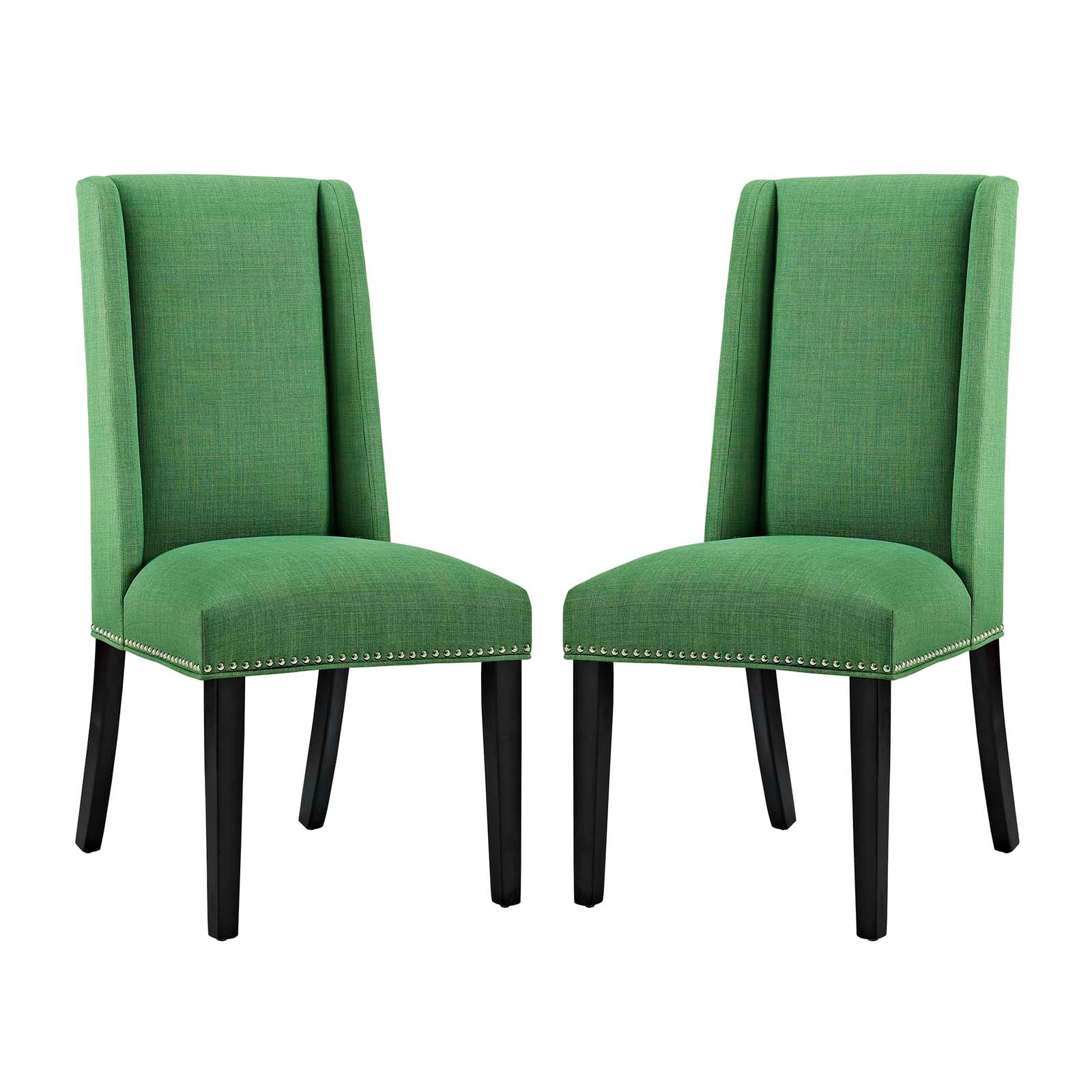 Baron Fabric Dining Chair Set of 2 by Modway