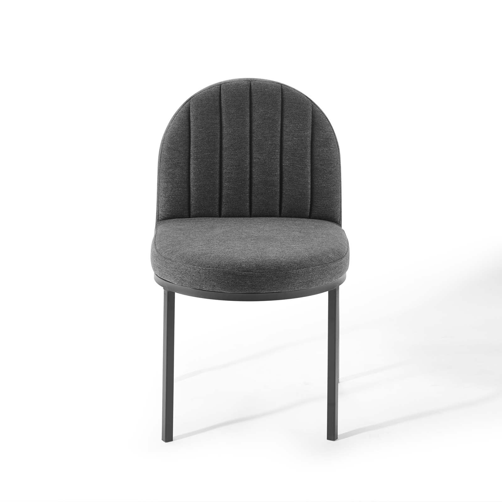 Isla Channel Tufted Upholstered Fabric Dining Side Chair by Modway