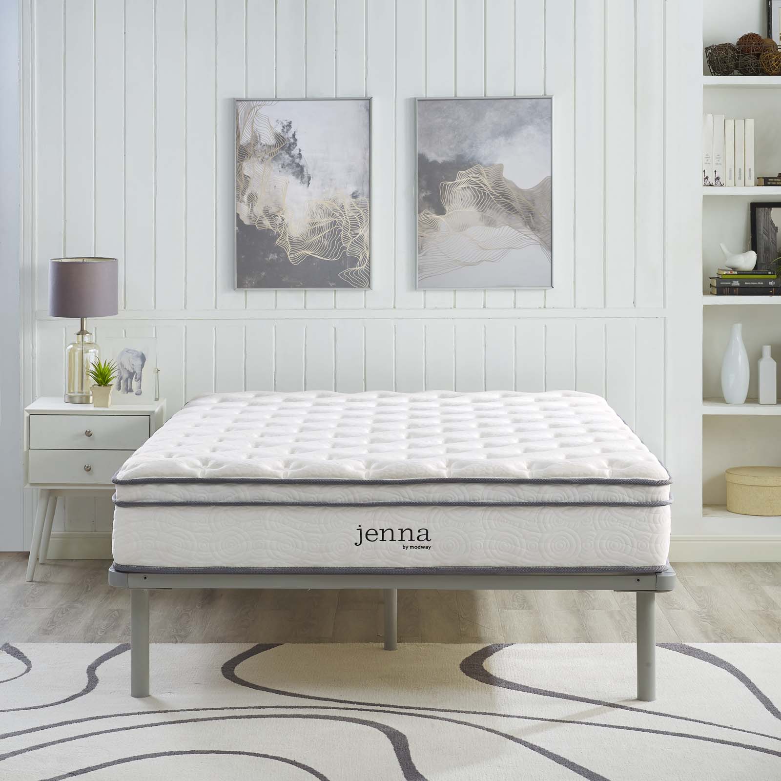 Jenna 10" Innerspring and Foam Full Mattress by Modway