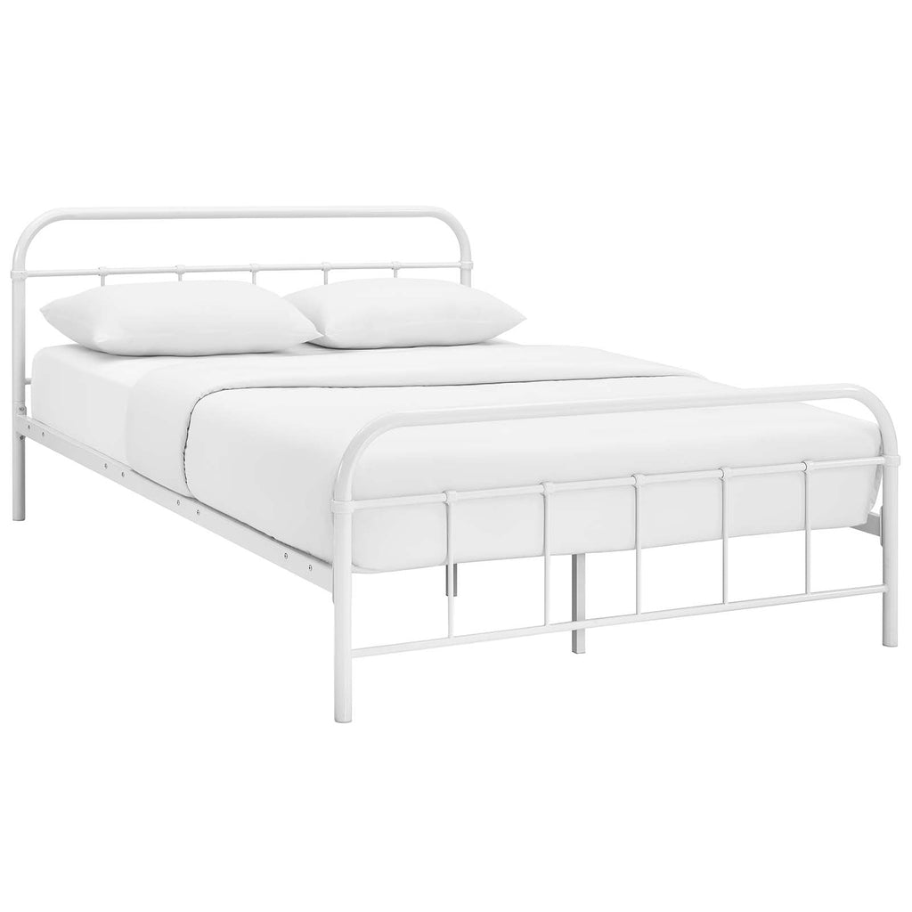 Maisie Stainless Steel Queen Bed Frame by Modway
