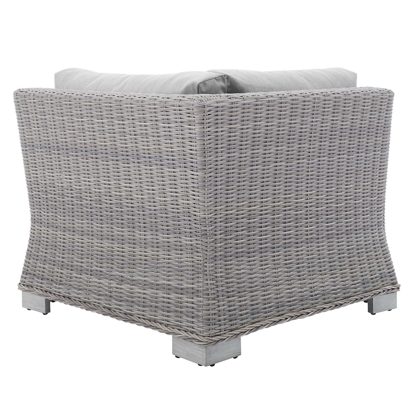 Conway Sunbrella¨ Outdoor Patio Wicker Rattan Corner Chair by Modway