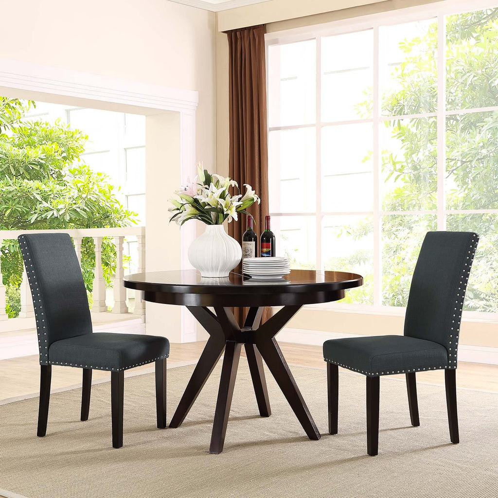 Parcel Fabric Dining Side Chair Set of 2 by Modway