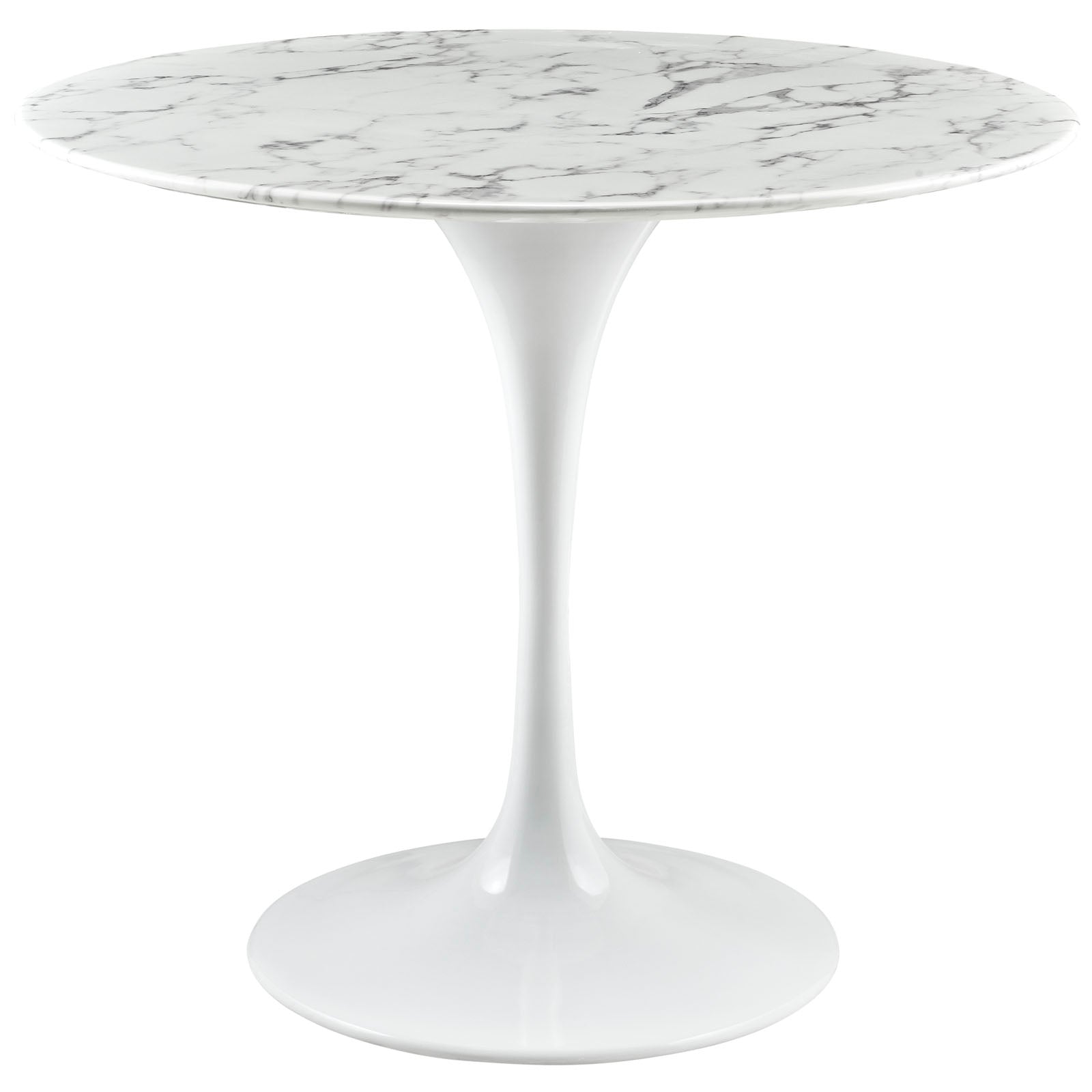 Lippa 36" Round Faux Marble Dining Table by Modway