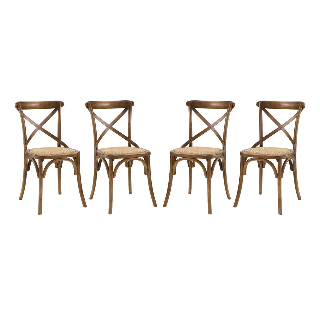 Gear Dining Side Chair Set of 4 by Modway
