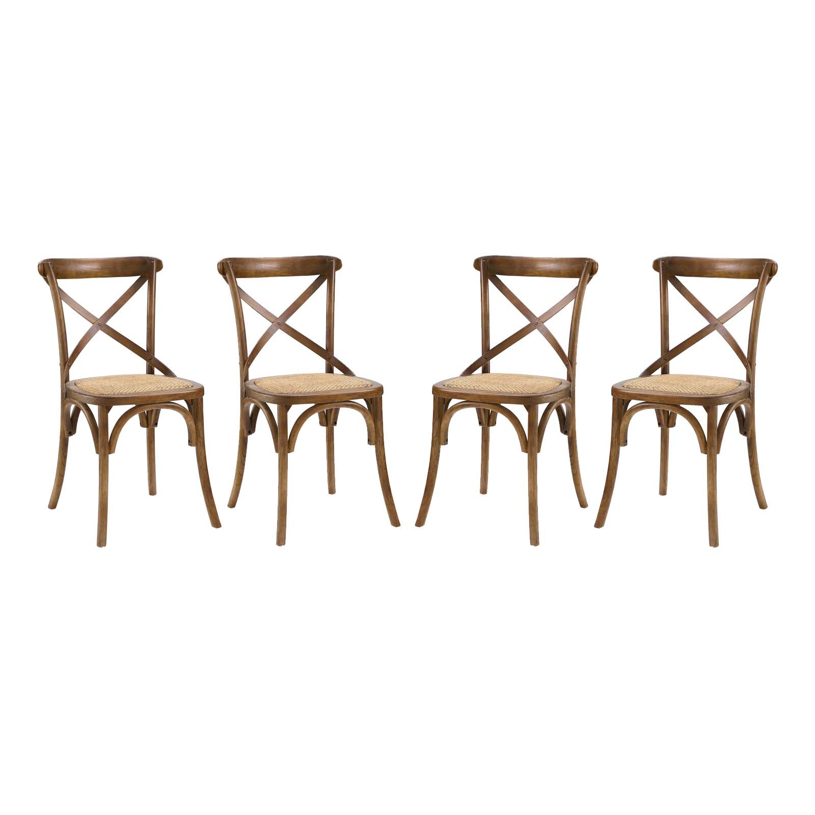Gear Dining Side Chair Set of 4 by Modway