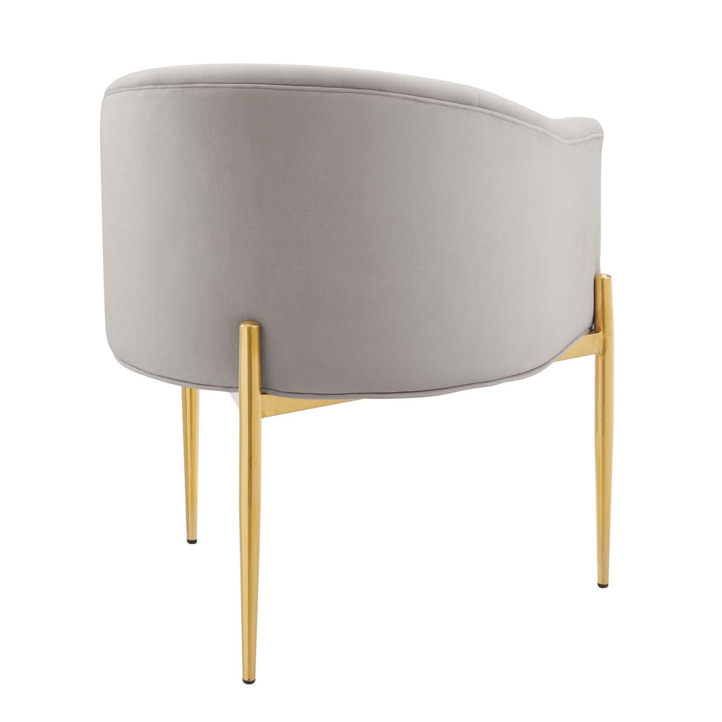 Savour Tufted Performance Velvet Accent Chairs Set of 2 by Modway