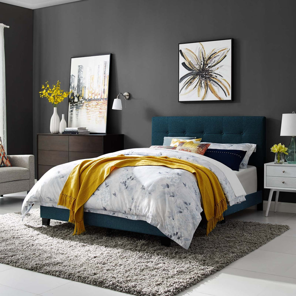 Amira Upholstered Fabric Full Bed by Modway
