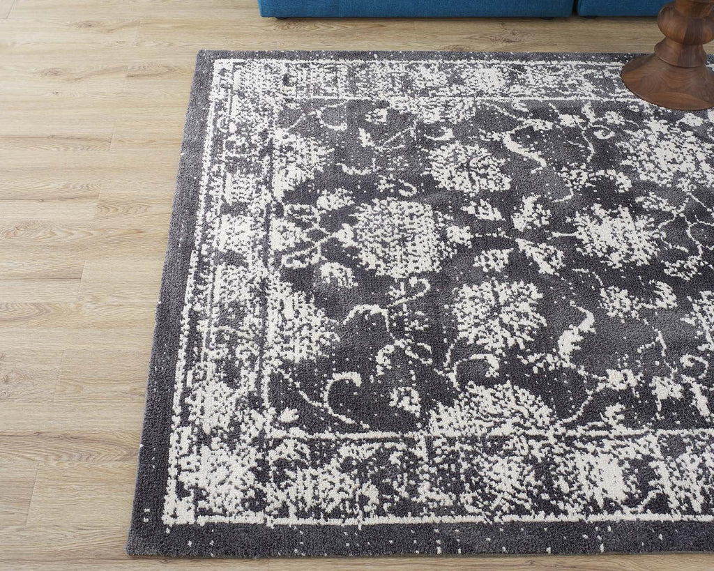 Kazia Distressed Floral Lattice 5x8 Area Rug by Modway