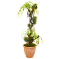 45" Tillandsia Artificial Plant in Terra-Cotta Planter