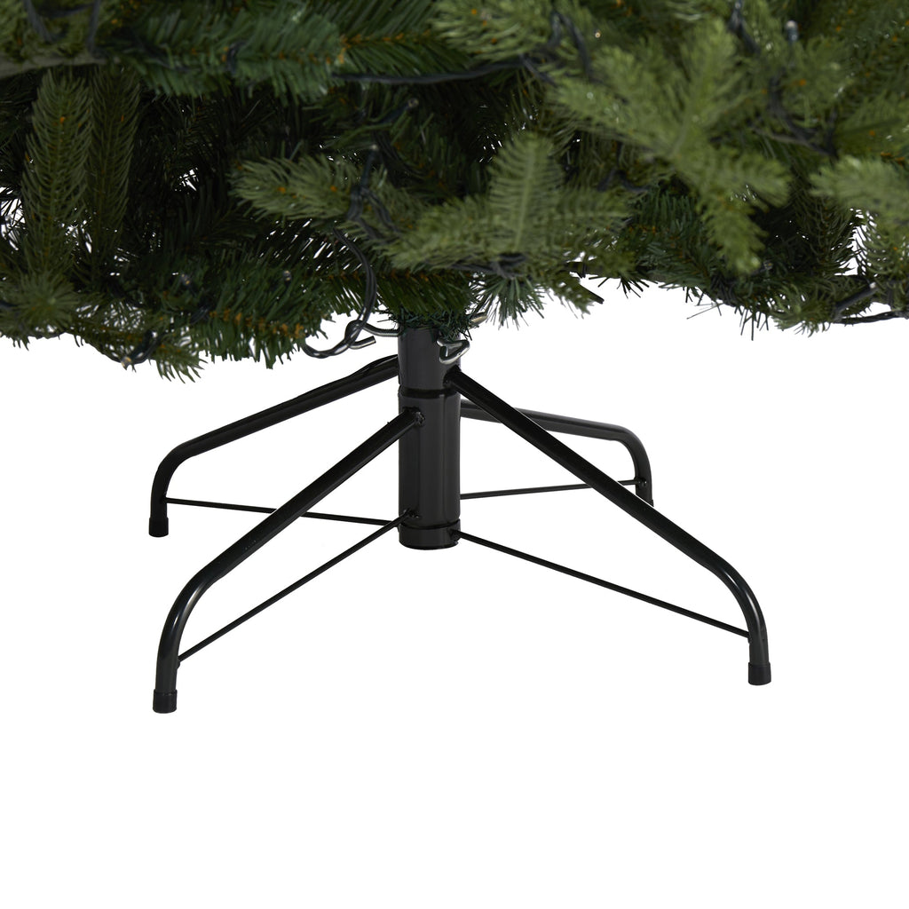 7' Swedish Fir Artificial Christmas Tree w/ 500 Warm White LED Lights
