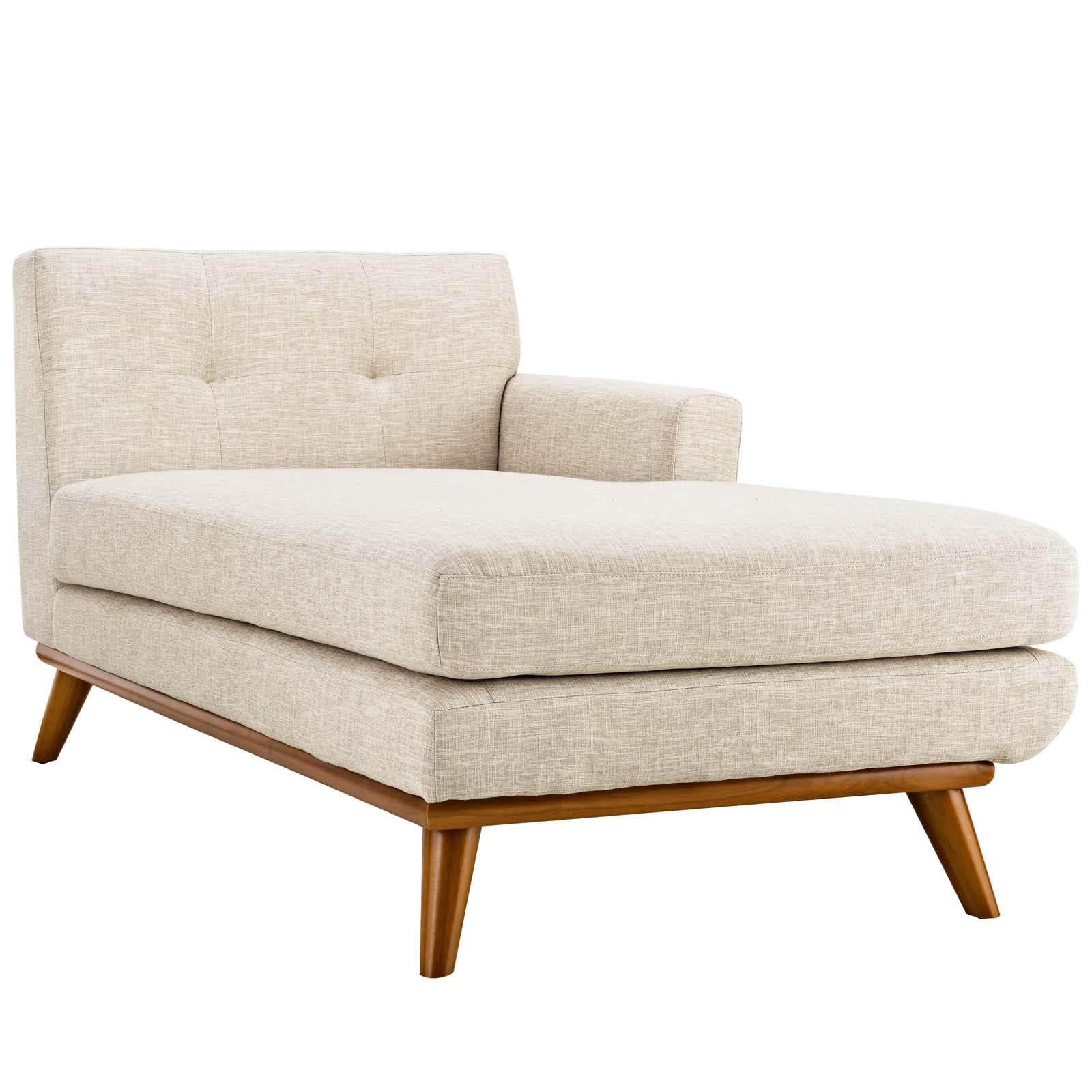 Engage Right-Facing Upholstered Fabric Chaise by Modway