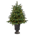 3.5' South Carolina Spruce Artificial Christmas Tree w/ 100 White Warm Light