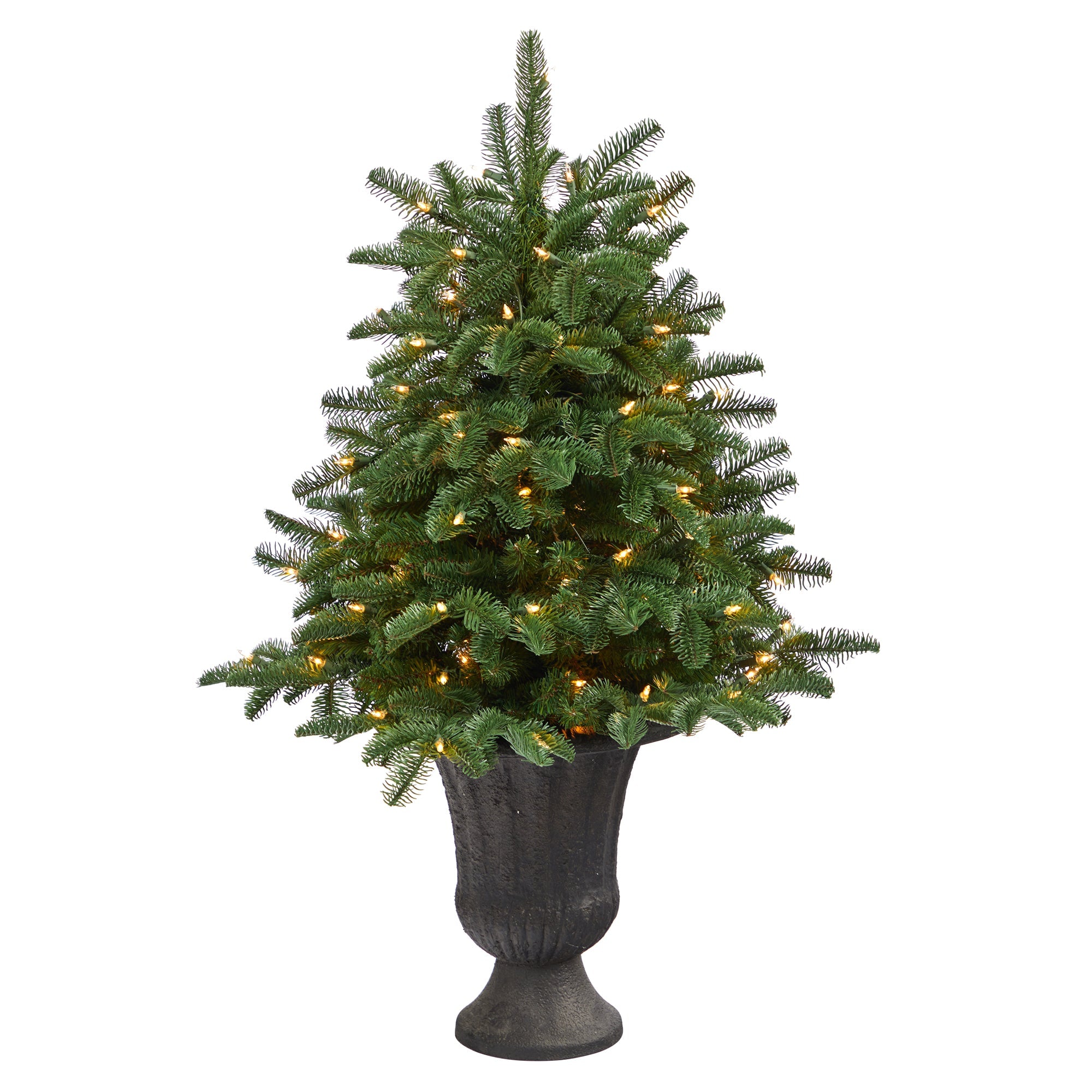 3.5' South Carolina Spruce Artificial Christmas Tree w/ 100 White Warm Light