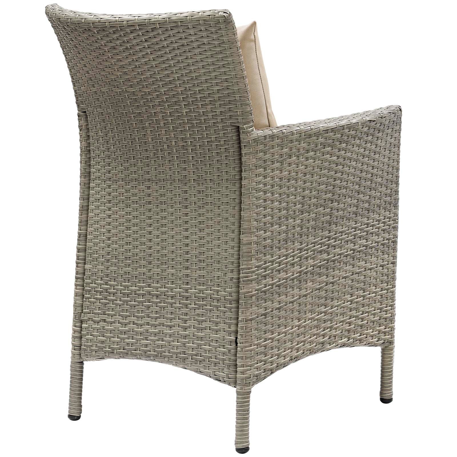 Conduit Outdoor Patio Wicker Rattan Dining Armchair by Modway