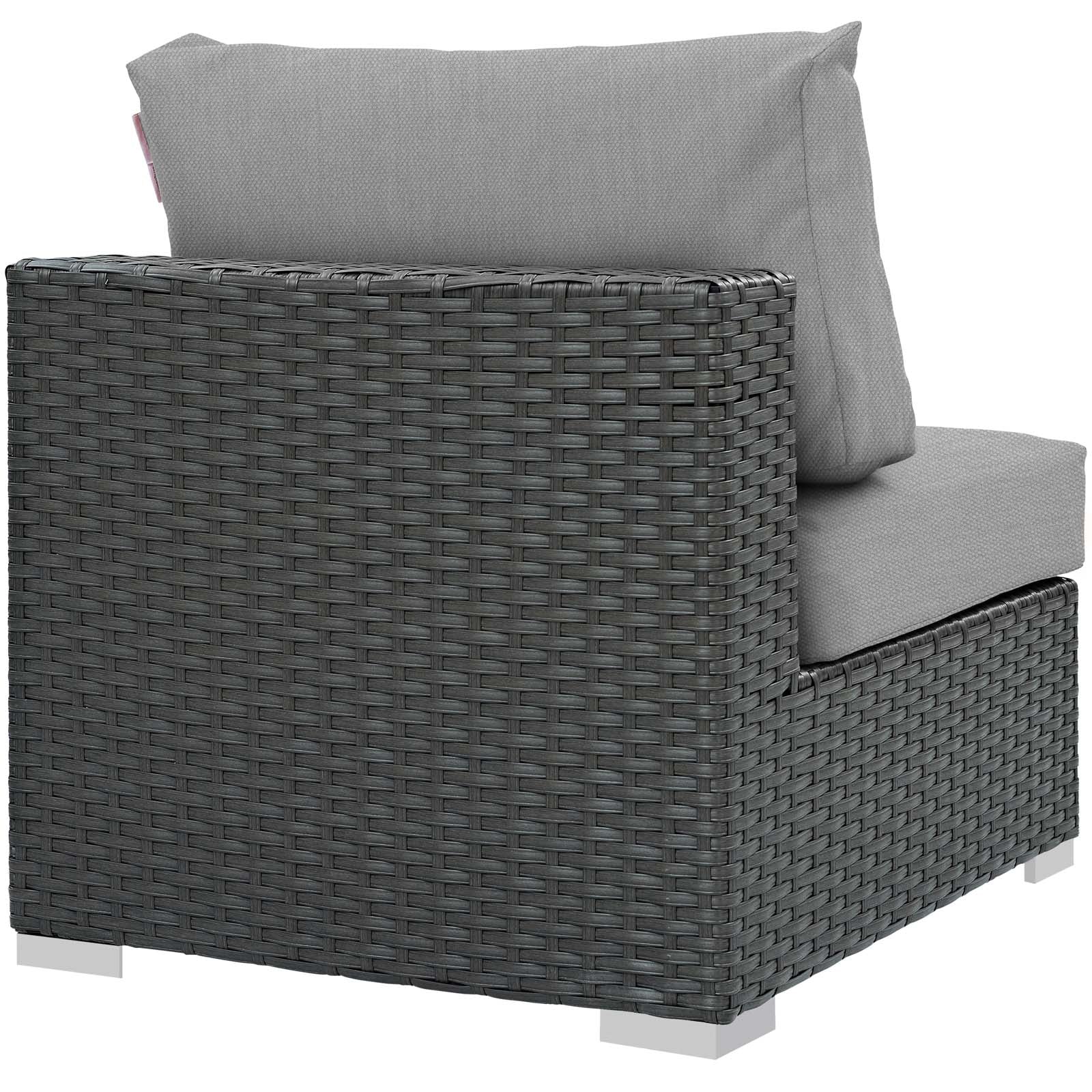 Sojourn Outdoor Patio Fabric Sunbrella¨ Armless by Modway