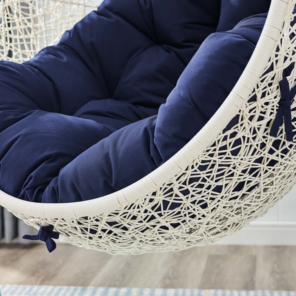 Hide Outdoor Patio Sunbrella¨ Swing Chair With Stand by Modway