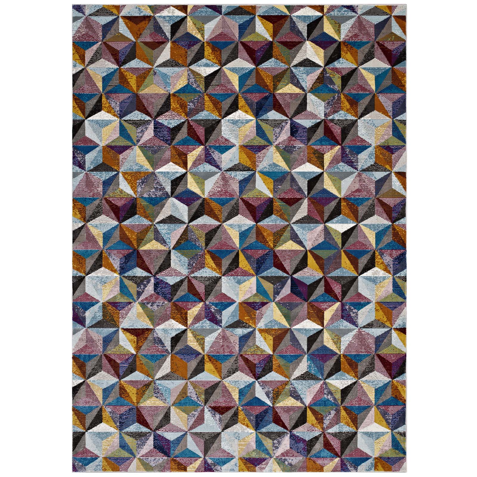 Arisa Geometric Hexagon Mosaic 4x6 Area Rug by Modway
