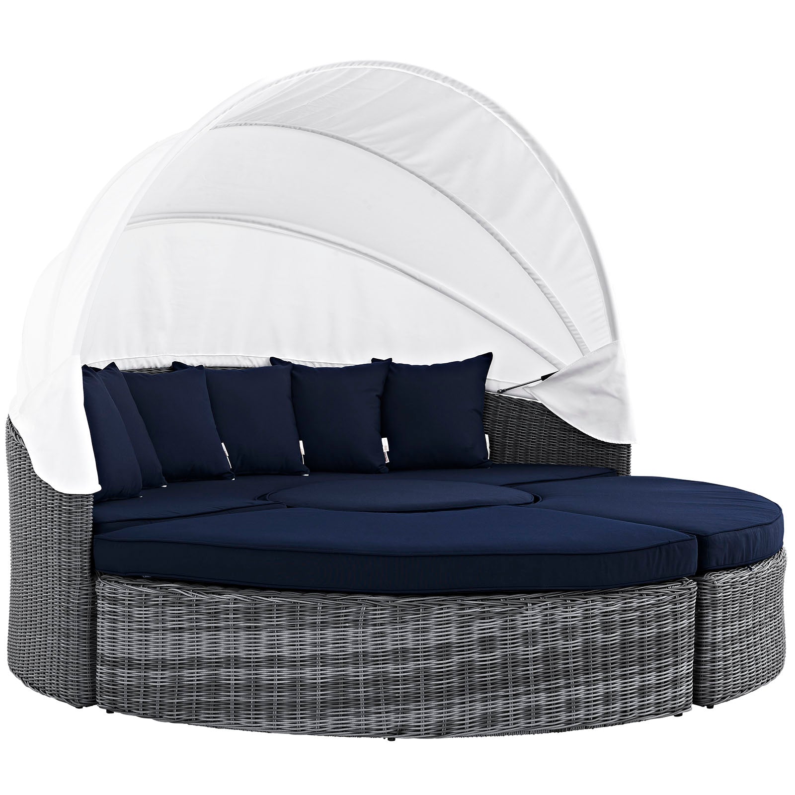 Summon Canopy Outdoor Patio Sunbrella¨ Daybed by Modway