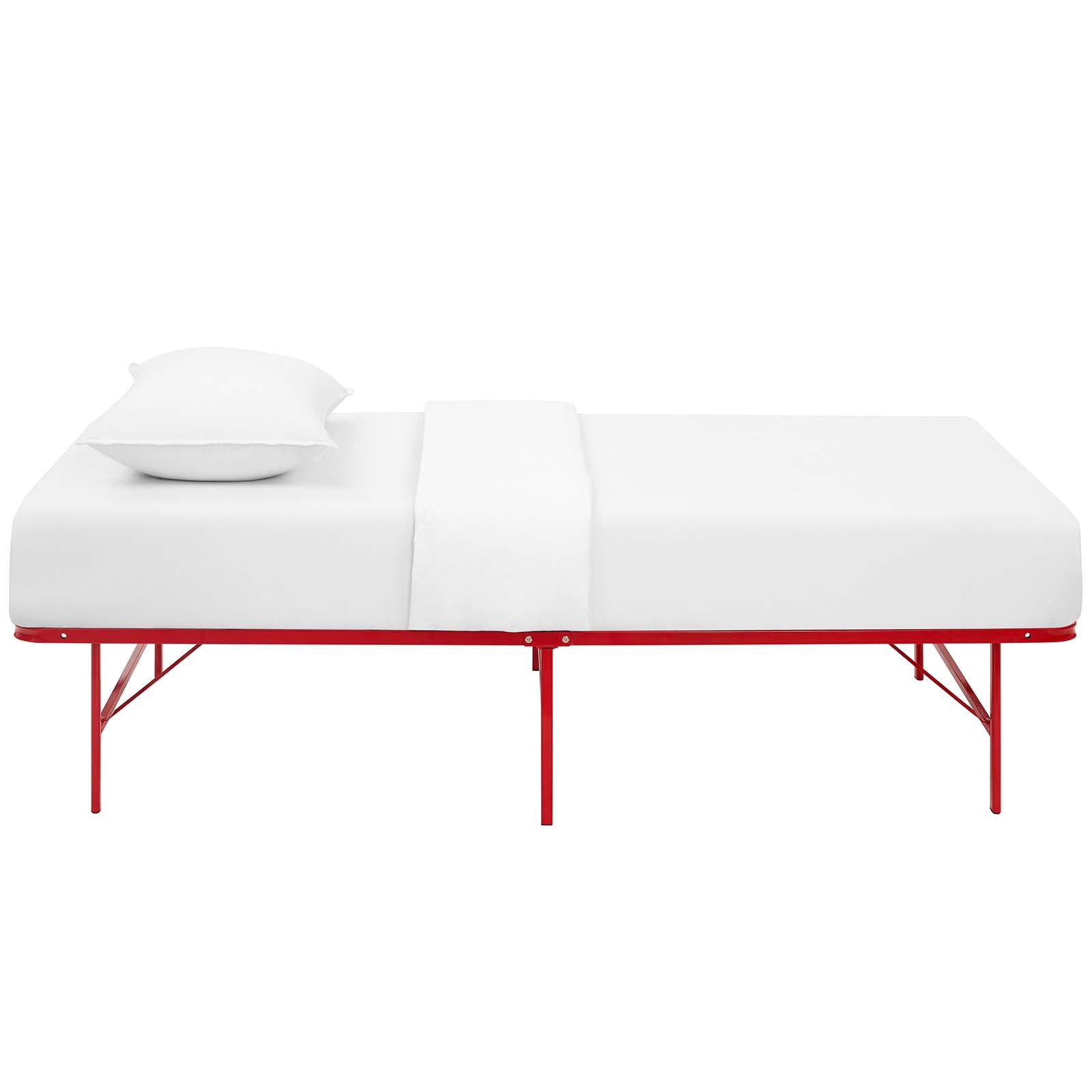 Horizon Stainless Steel Twin Bed Frame by Modway