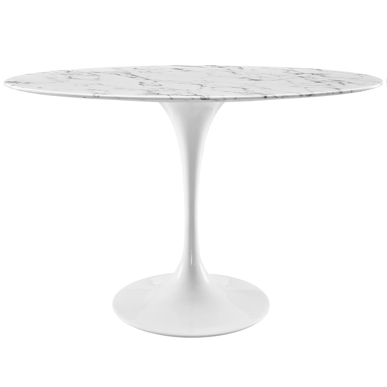 Lippa 48" Oval Faux Marble Dining Table by Modway
