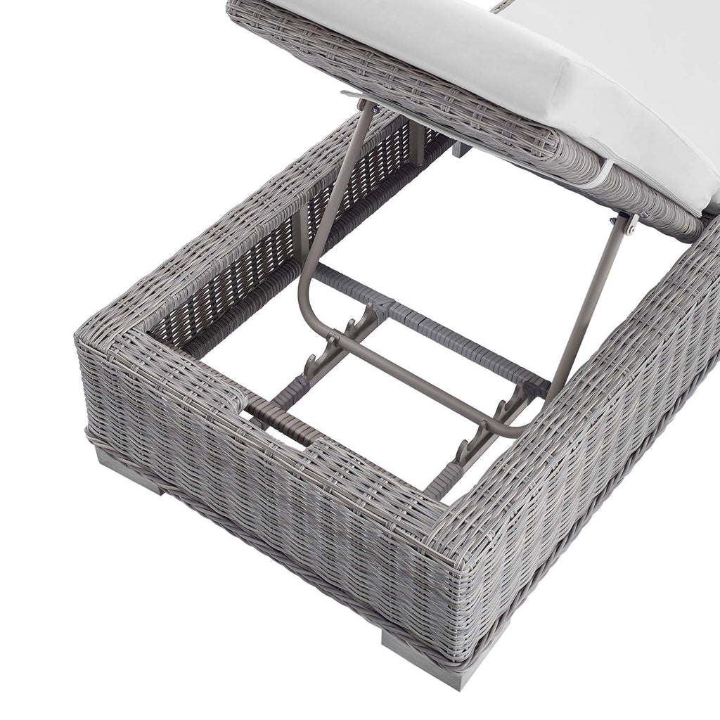 Conway Sunbrella¨ Outdoor Patio Wicker Rattan Chaise Lounge by Modway