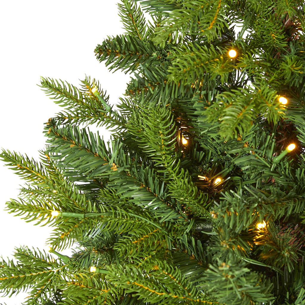 5' Fraser Fir 'Natural Look' Artificial Christmas Tree w/ 190 Clear LED Lights