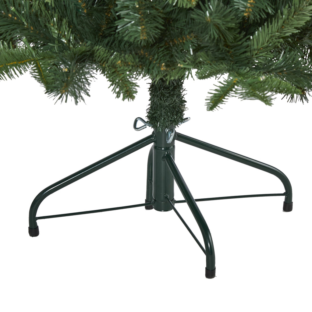 5' Grand Teton Spruce Flat Back Artificial Christmas Tree