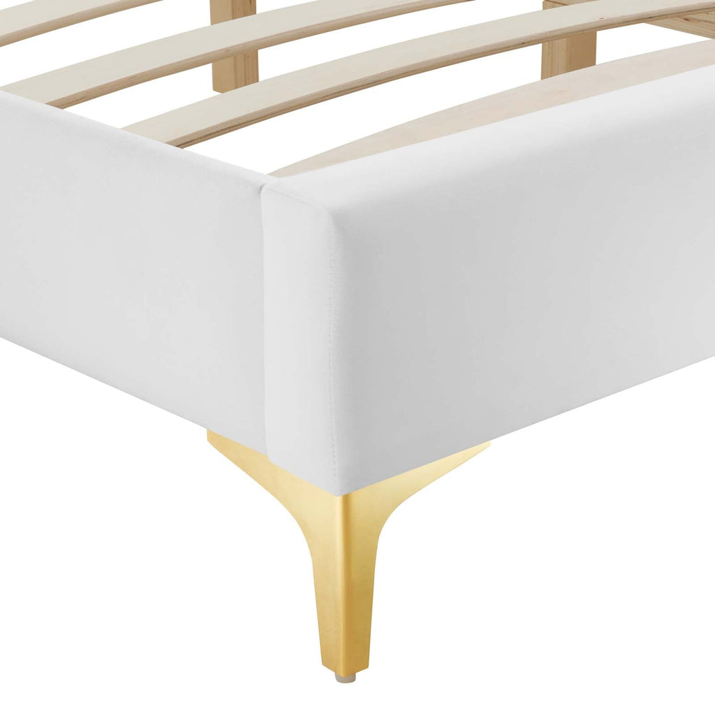 Sutton Performance Velvet Twin Bed Frame by Modway