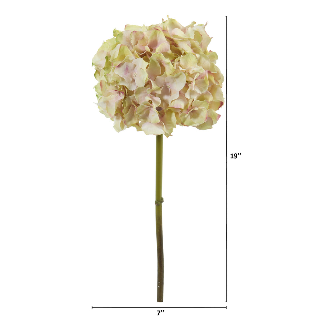 19" Hydrangea Artificial Flower (Set of 6)