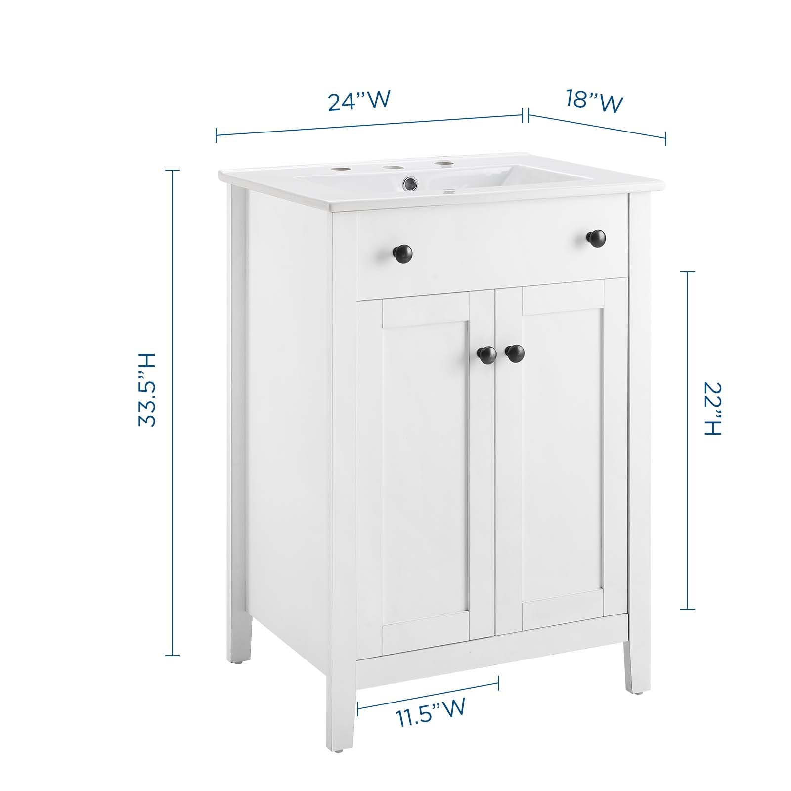 Nantucket 24" Bathroom Vanity by Modway
