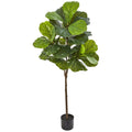 54"  Fiddle Leaf Artificial Tree (Real Touch)