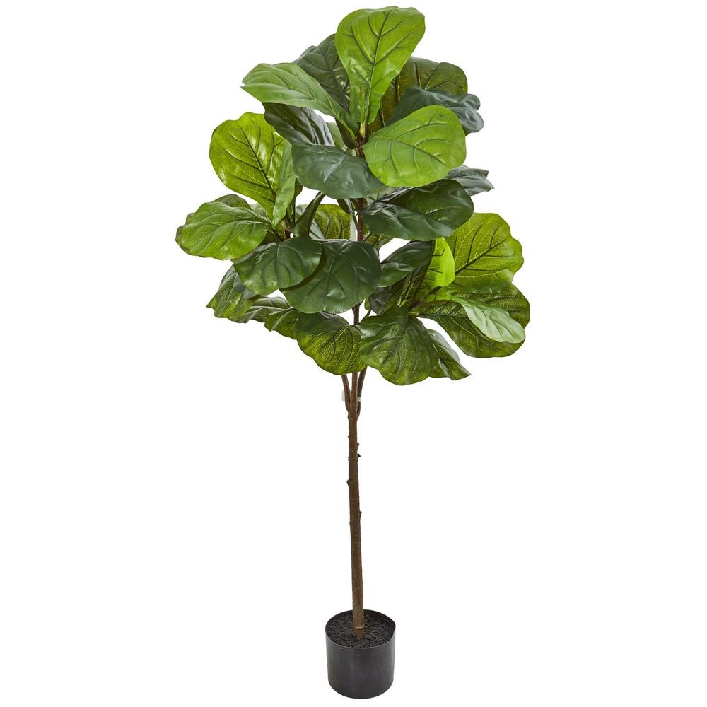 54"  Fiddle Leaf Artificial Tree (Real Touch)