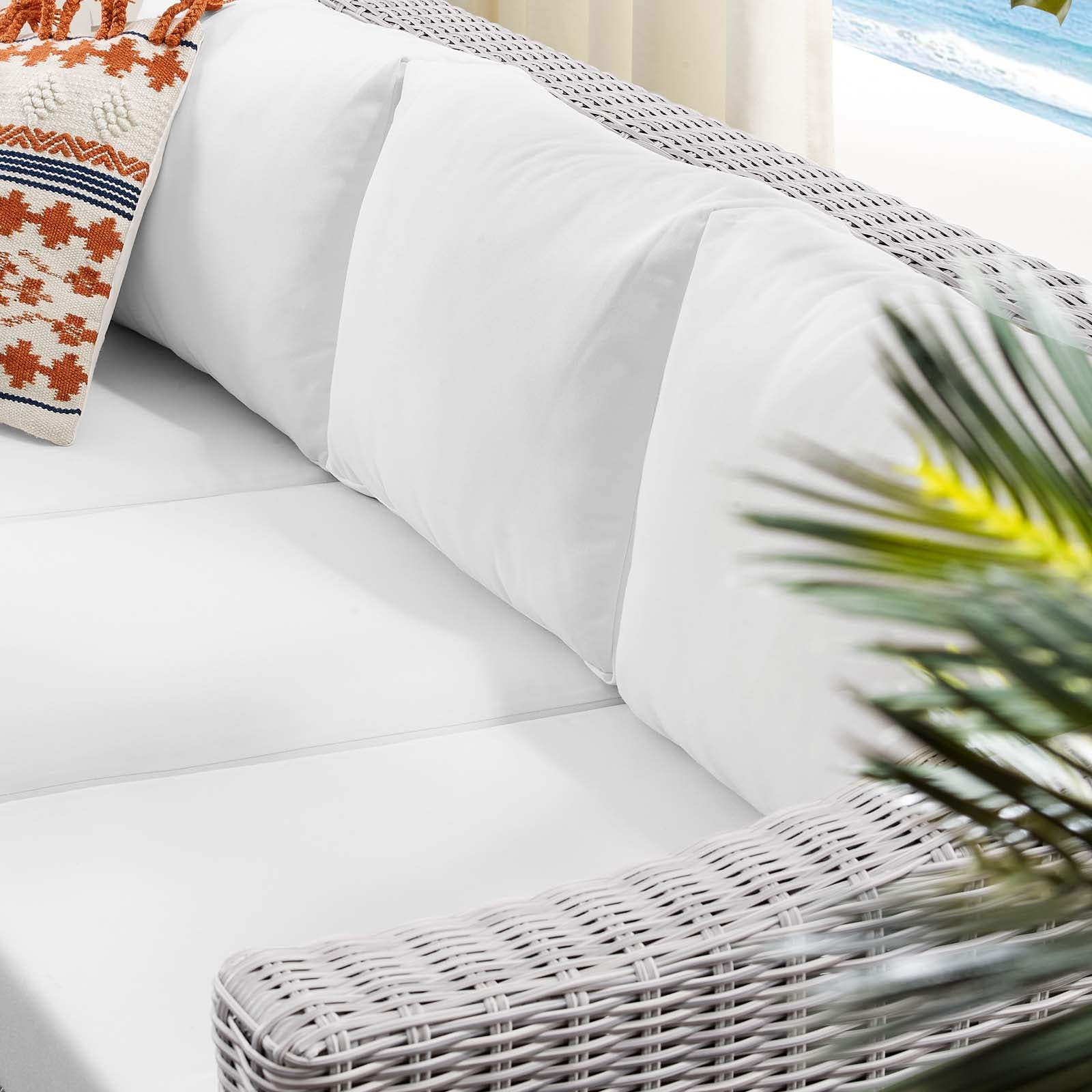 Conway Sunbrella¨ Outdoor Patio Wicker Rattan Sofa by Modway
