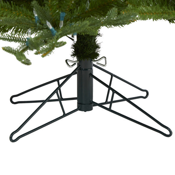 7.5' Cambridge Fir Artificial Christmas Tree with 800 Clear Warm LED Lights