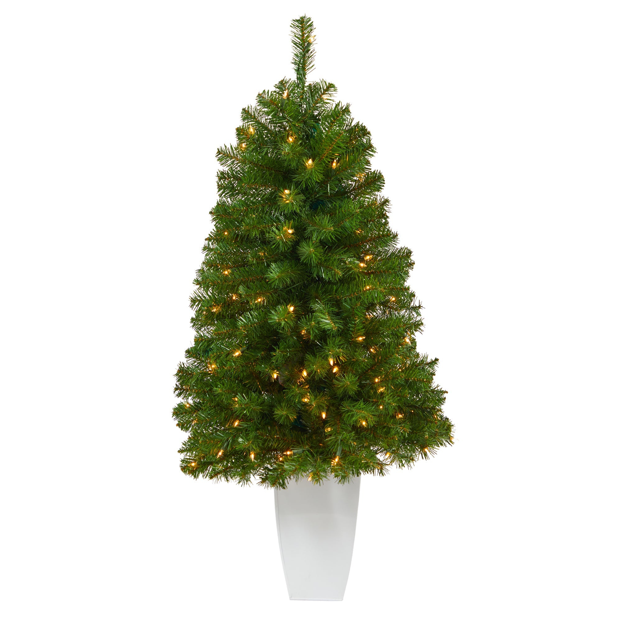 50' Virginia Fir Artificial Christmas Tree w/ 100 Clear Lights & 223 Bendable