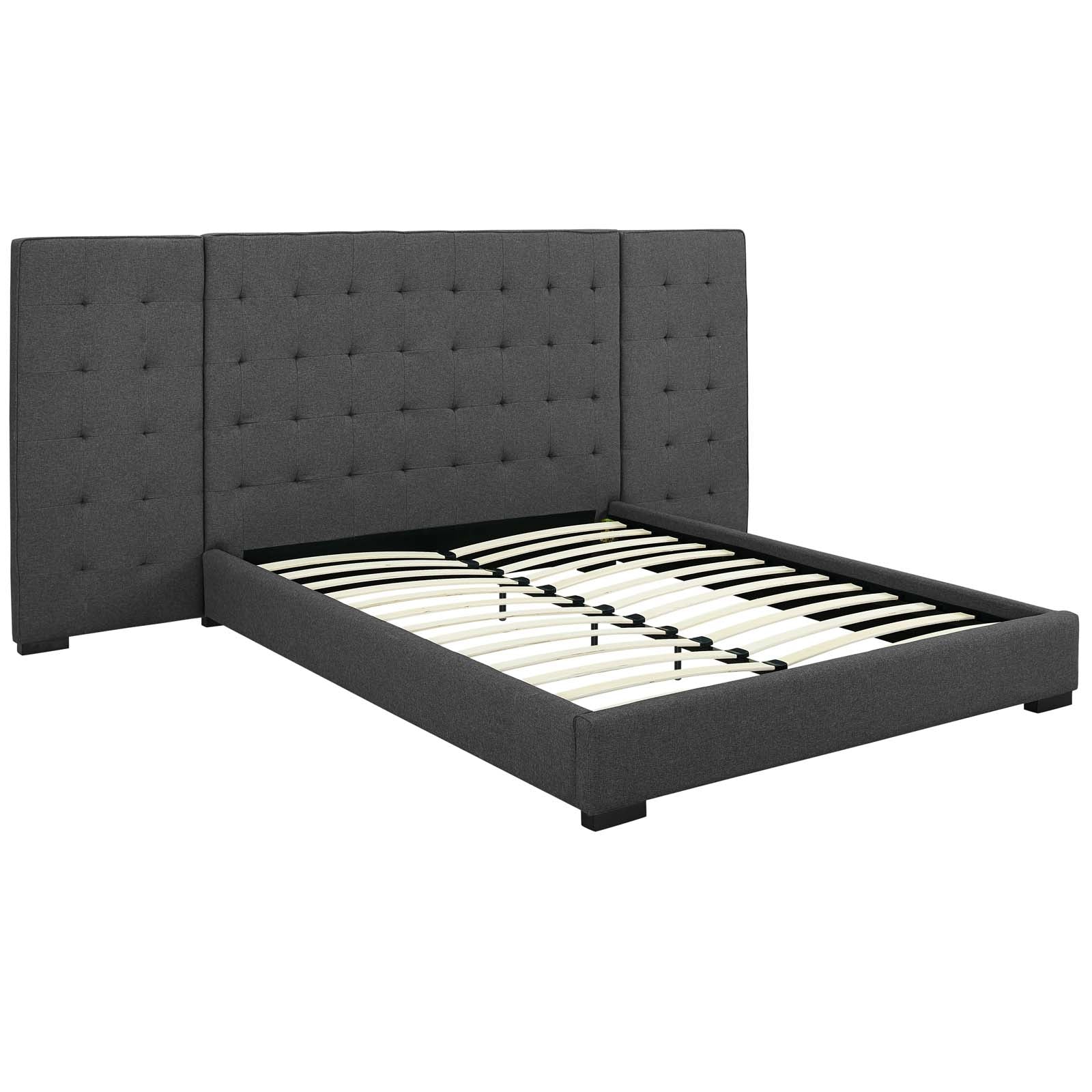 Sierra Upholstered Fabric Queen Platform Bed by Modway