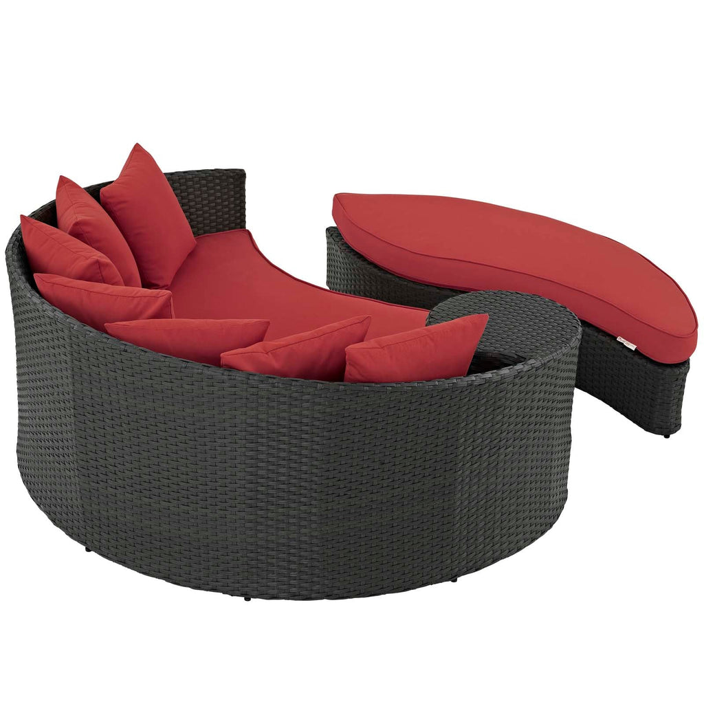 Sojourn Outdoor Patio Sunbrella¨ Daybed by Modway
